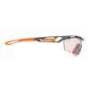 RUDYPROJECT Sportsonnenbrille für Straße und TRALYX Piyombo Mattes Gestell mit Impact X2 Photochromen Roten Gläsern Radfahren, Bike, Triathlon, Laufen,