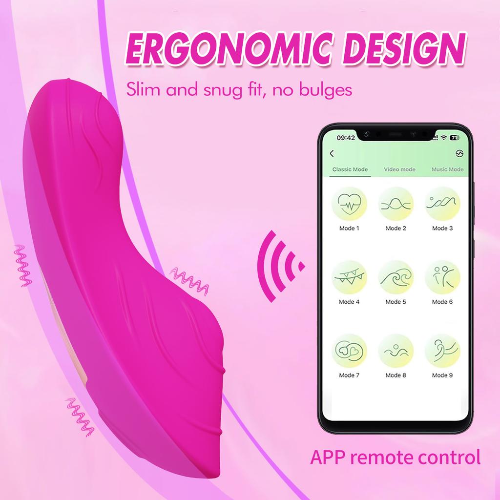 Clitoris Stimulator Vibrator APP Control Women Wearable Clit Stimulator Massage Female Magnetic Panties Wear Sex Toys for Adults