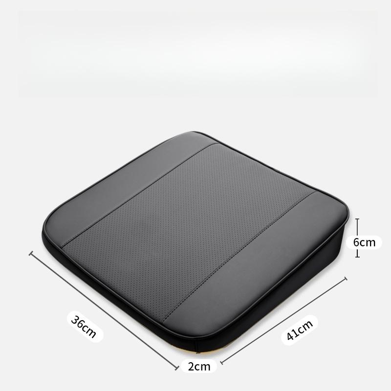 

Raised Sloped Car Seat Cushion Driver s Seat Height-Adjustable Pad Breathable Anti-Slip Car Seat Cushion for Licence Holders Artificial leather&Four Seasons&1