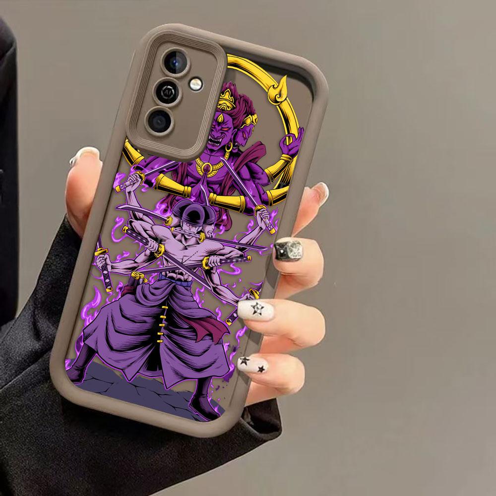 One P-Piece GEAR 5 Zoro Luffy Phone Case For Samsung A07 A70 A03 A03S A04E A05 A05S A06 A11 A12 A04 M31 M34 M51 M54 NOTE 20 Case SamsungA04