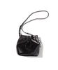 [FCE] TECH LEATHER DRAWSTRING SHOULDERBlack