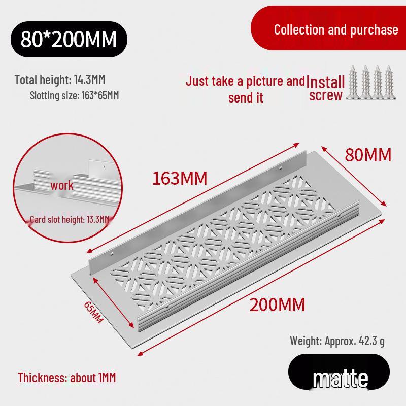 Küchenlüftungsgitterabdeckung aus Aluminium