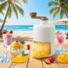 Small Manual Ice Crusher Multifunction Snow Cone Machine Kitchen Gadgets Shaved Ice Machine  Home