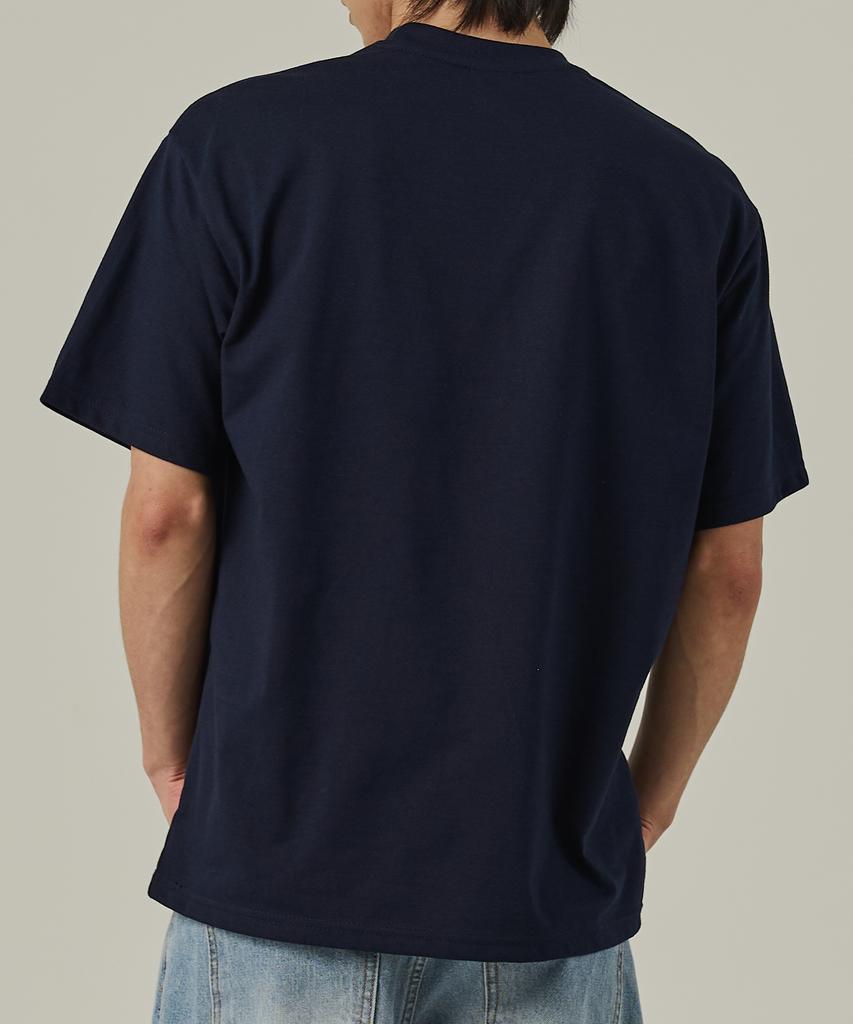 ANALOG MOOD Small Logo Short Sleeve T-Shirt (Navy)