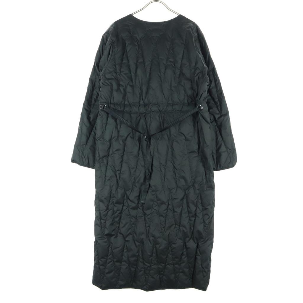 Unused FES Long Sleeve Down Coat 38 Black Women Used