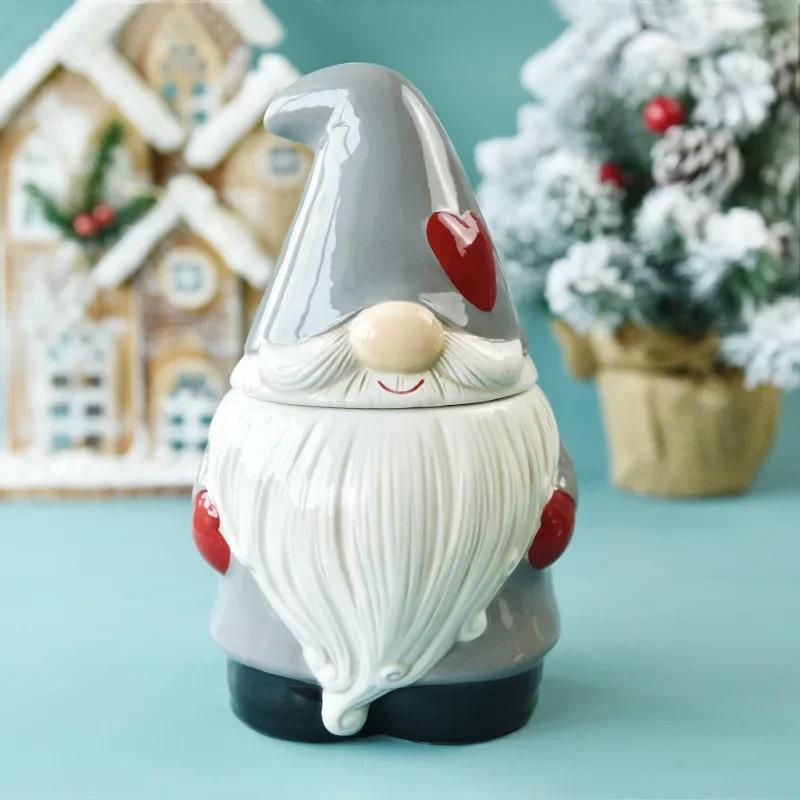Christmas Plates Ceramic Dinner Plates Household Tableware Food Dining Plates Afternoon Tea Dessert Tray Kitchen Supplies