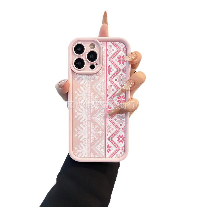 Totem element pattern is suitable for iPhone case iPhone11/12/13/14/15/16/17 anti-drop and dustproof
