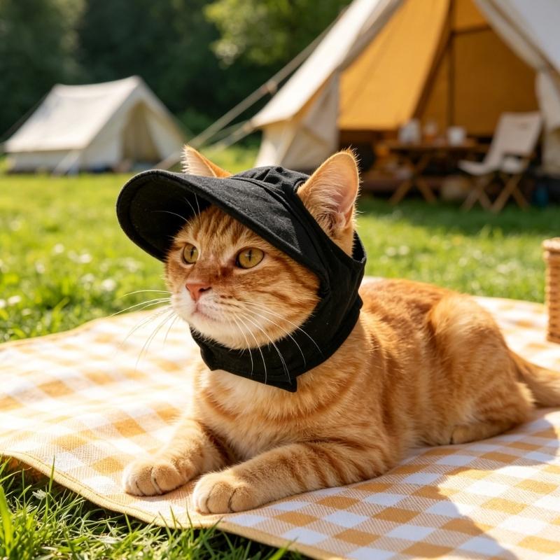 Lovely Dog Bonnet Cap Dogs Sport Accessory Adjustable Breathable Dog Sun Hat with Ear Holes Pet Baseball Cap