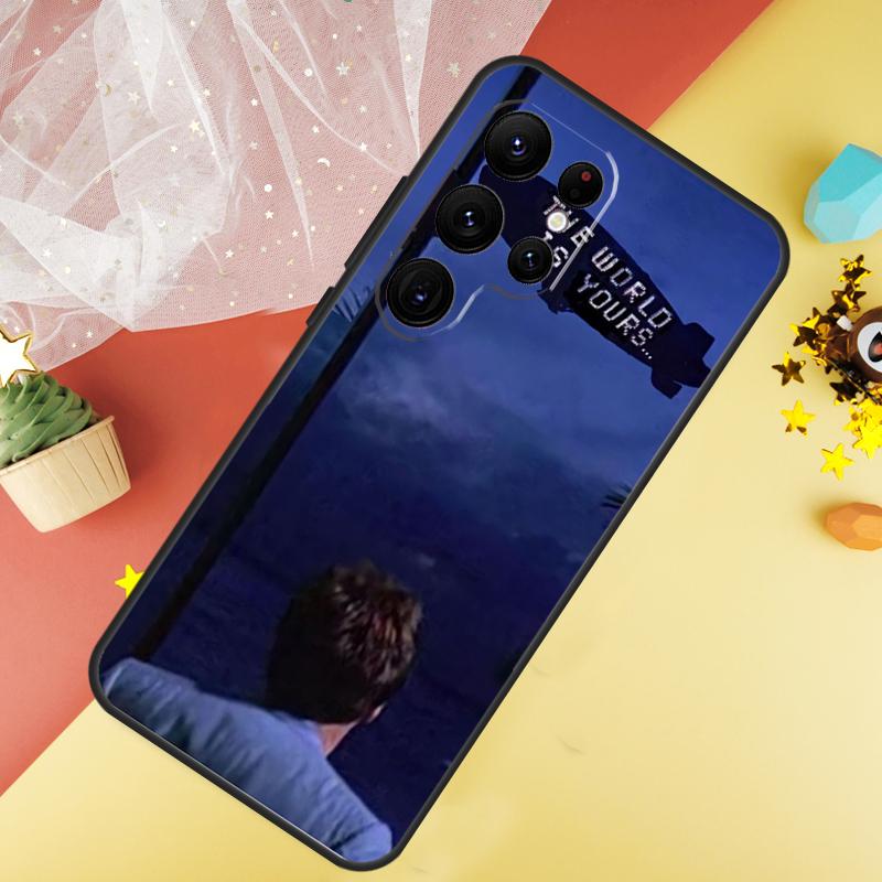 Scarface The World Is Yours Phone Case For Samsung Galaxy S26 S25 Ultra S23 FE S21 S20 S22 S24 Ultra S10 Plus Cover Coque