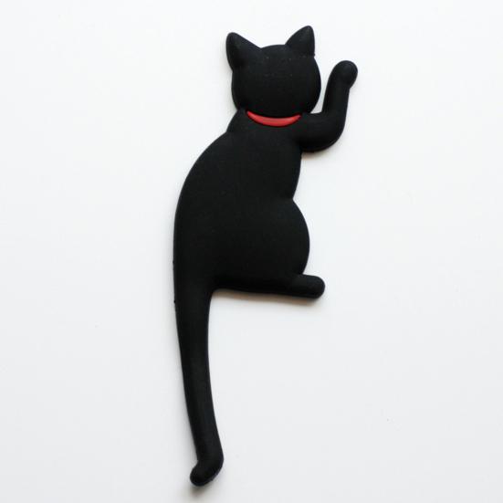 Creative Fridge Hook Cartoon Animal Shape Cat Tail Refrigerator Magnet Sticker for Home