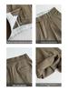 Luxi Minimalist Women's Wide-Leg Mopping Pants, Spring/Autumn 2025, Old Money Style, Loose Drape, Perfect for Commuting.