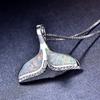 Wish European and American marine life fishtail pendant women's small fresh simple personality collarbone chain