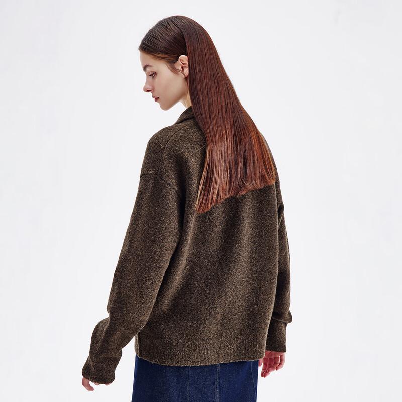 NVG·YOUNG Unisex Wool Blend Knit Cardigan