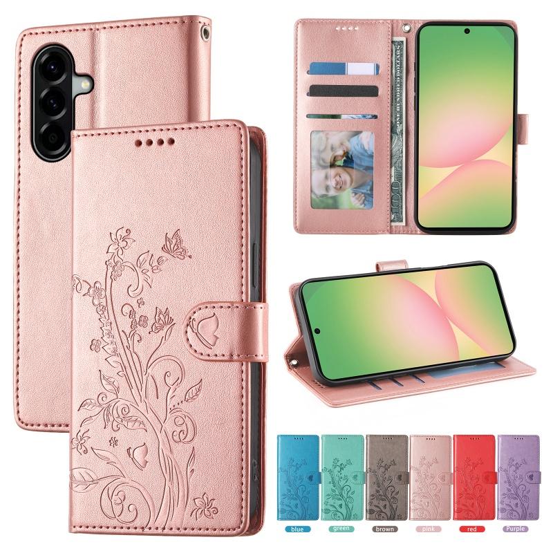 Leather Wallet Card Phone Case For Samsung Galaxy A17 A56 A36 A26 A16 A55 A35 A25 A15 A54 A34 A14 A53 A33 A23 A13 A52S A32 Cover