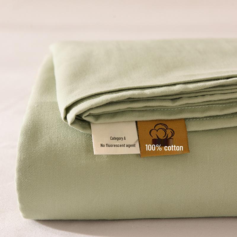 Class A 100% Xinjiang Cotton Brushed Pure Cotton Bed Sheet for Double XL Beds, All-Season, Household.
