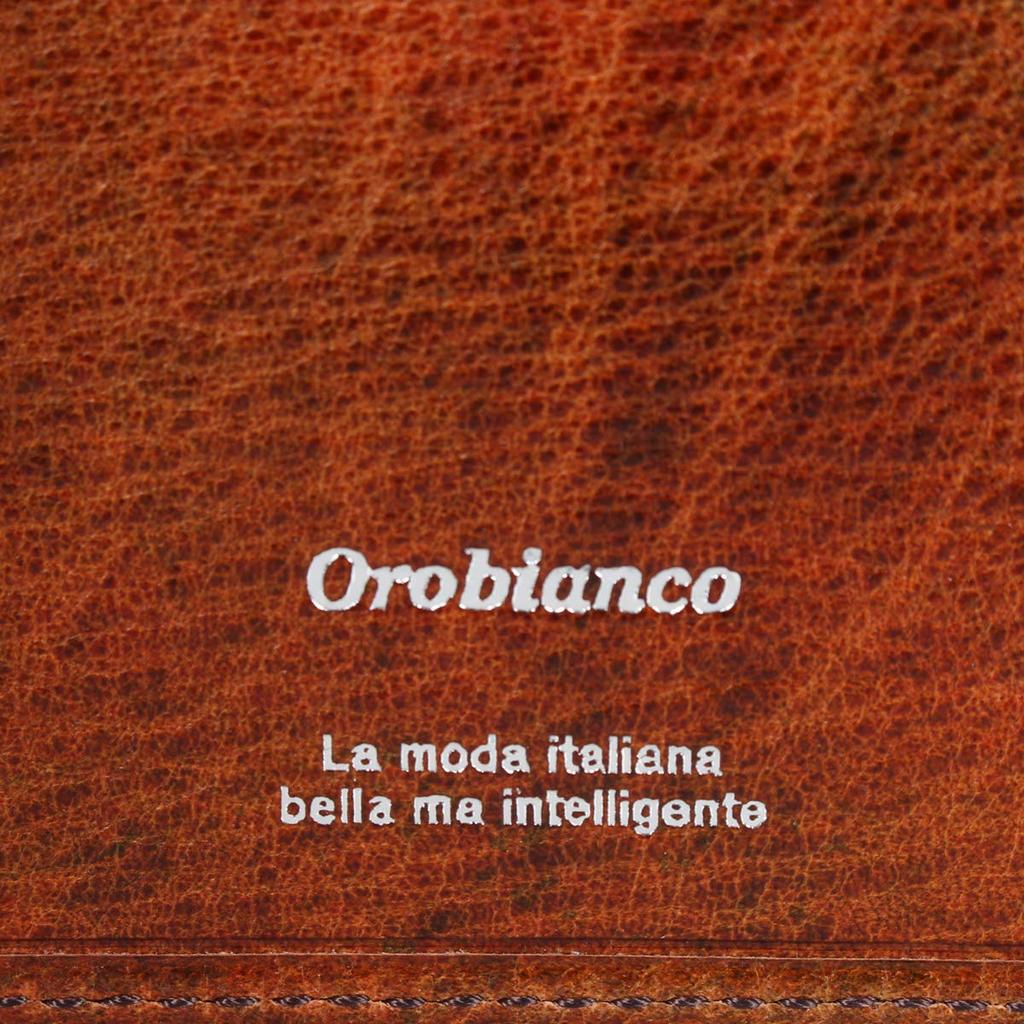 Orobianco Pass Case, Card Case, ID Card Holder, Patina, ORS-071409, Navy