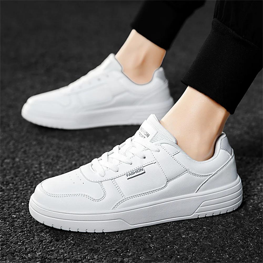 Fashion Parkside PU Leather Yellow Men's Sneakers Vulcanize White Male Tennis Shoes Blue Men's Boot Sports Classical 2025elegant
