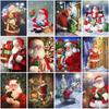 DIY Santa Claus 5D Diamond Painting Full Round Drill Portrait Embroidery Cross Stitch Christmas Gift Home Decor Mosaic Wall Art