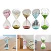 Sand Timer Sandglass Home Timer na jógu Třpytivé skleněné hodiny Sand Time Sand Timer do ložnice Obývací pokoj Dárek k Vánocům pro děti