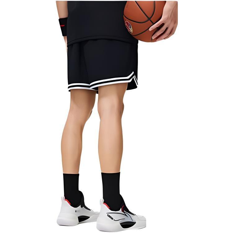 Li Ning Professional Basketball Collection Basketball Shorts Men's Black AAPT005-4