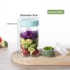 32OZ Glass Salad Jar Leakproof with Lid Salad Containers Sealed Dry Wet Separation Oat Jar For Picnic Office Fitness
