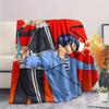 1PC Bakuman Print Flannel Blanket, High quality All Seasons, Home Decor, Warmth and Comfort, Perfect for Christmas Gifts
