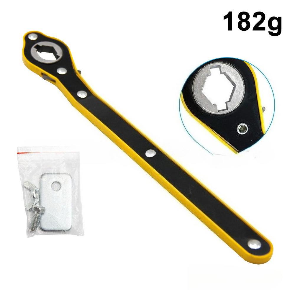 Labor Saving Jack Ratchet Wrench Car Long Handle Scissor Jack Lug 360° Forward And Reverse Knob Garage Tire Wheel For Motorcycle