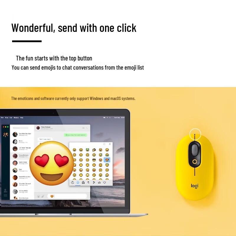 Logitech POP Wireless Bluetooth Mouse