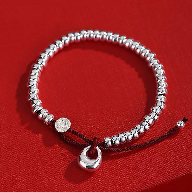 Jewelry New Entangled Bracelet New Chinese-style Male and Female Couples Model Life Few Taels Red Rope Hand