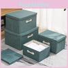 Foldable Cotton Linen Toy And Garment Storage Box Convenient