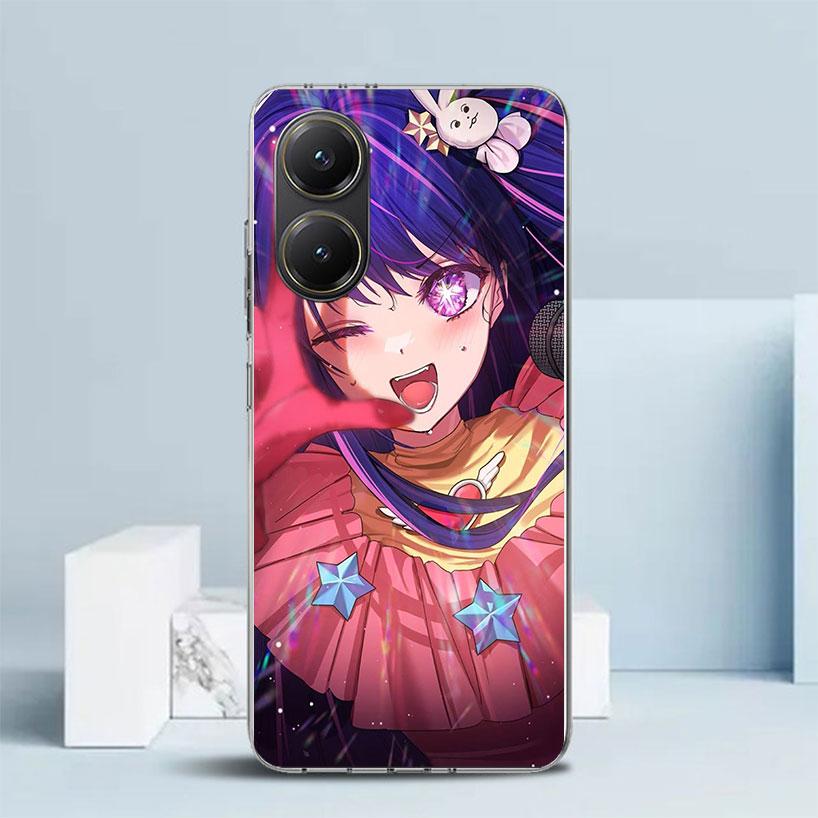 Oshi No Ko Soft Cover for Xiaomi Poco F7 Ultra X7 X6 X5 Pro M7 Phone Case Redmi 15 15C 13 13C 12 12C 10 10C Print Shell Poco X7