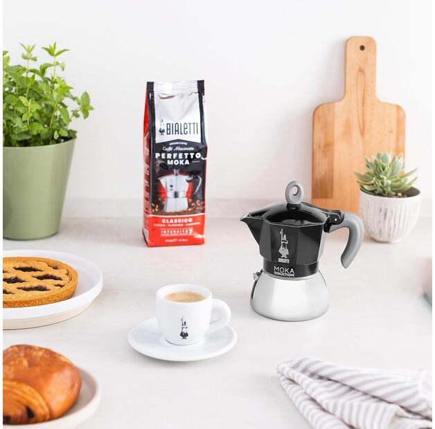 Кофеварка Bialetti Moka, 6 чашек черный (0006936)