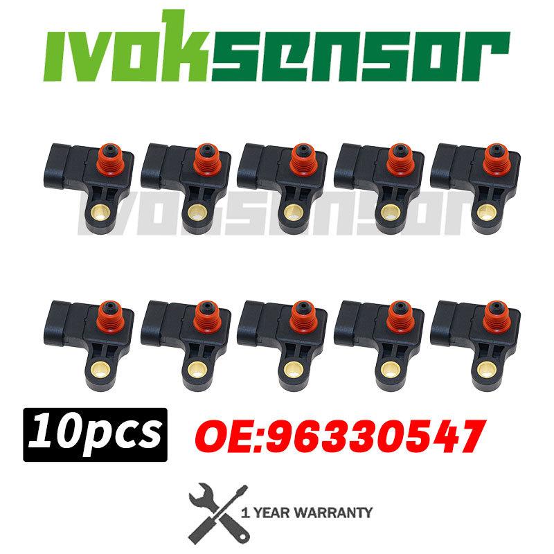 10X MAP Manifold Air Pressure Sensor OEM# 96330547 25184081 For Buick Excelle Chevrolet Aveo Captiva Optra Pontiac