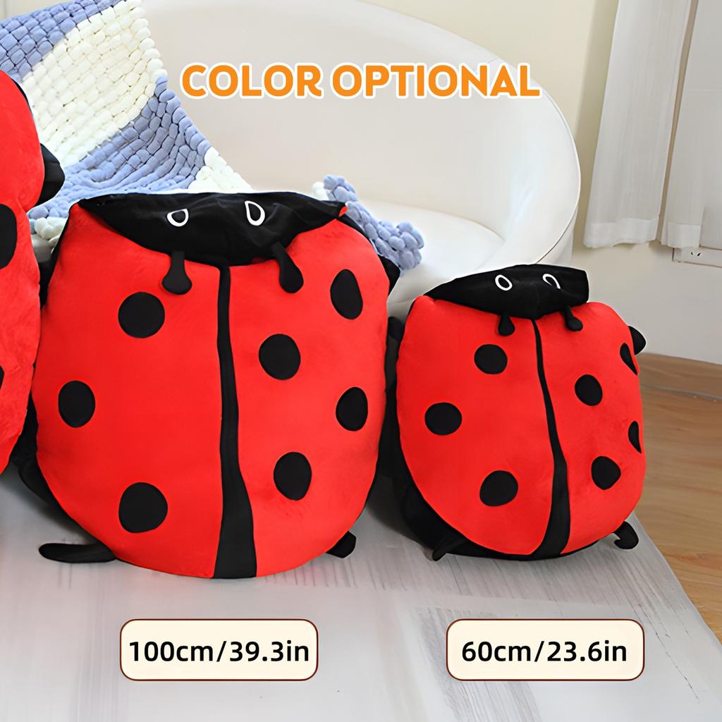 Wearable Ladybug Pillow Cute Warm Sleeping Wearable Plush Removable Oversized 60cm 23in Giant Wearable Ladybug Pillow