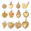 European & American Style Heart-Shaped Rhinestone Stainless Steel Pendant Necklace Accessories