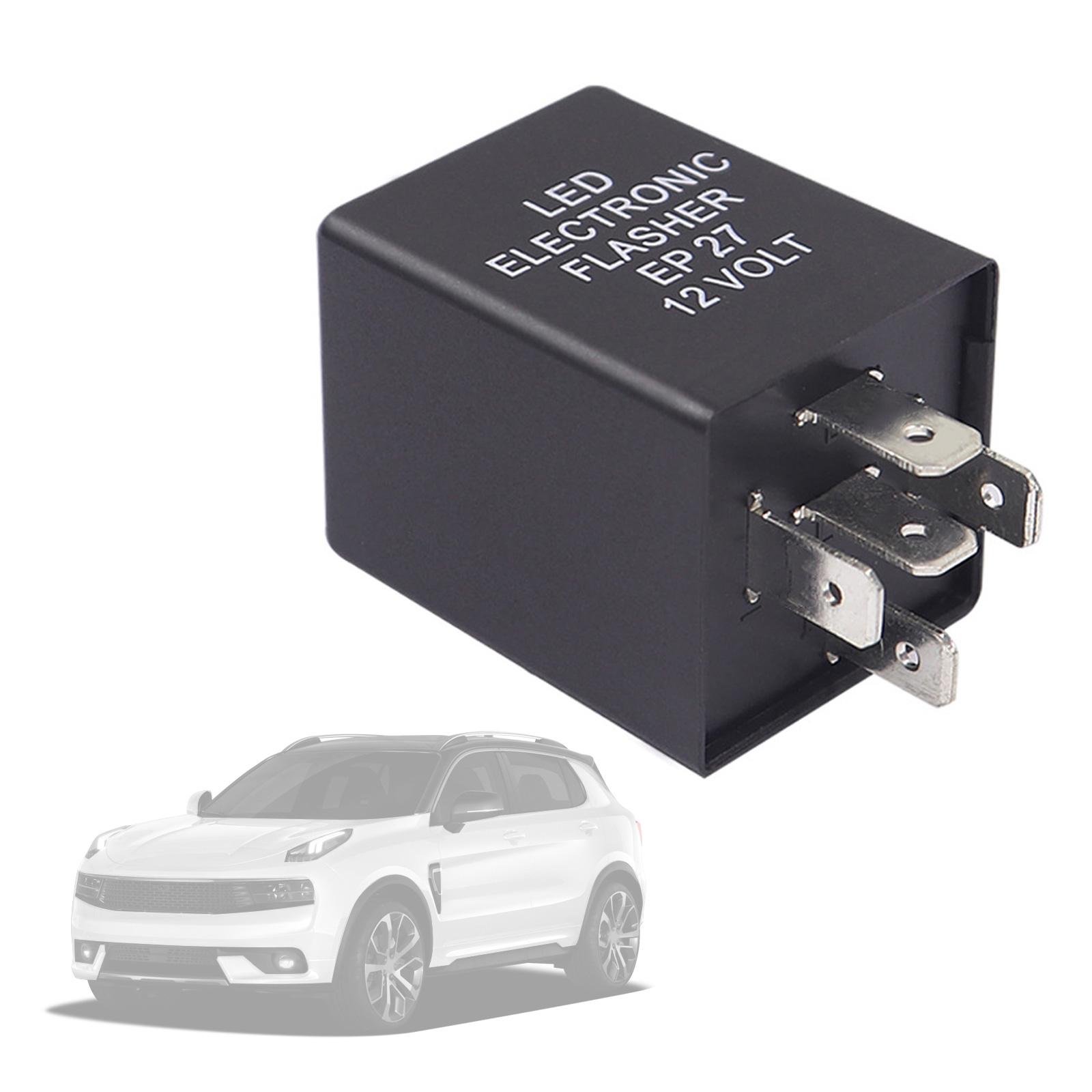 

Модернизированная 5-контактная мигалка 12 В, водонепроницаемая мигалка Essential, 5-контактная пластиковая мигалка, подходит для различных моделей автомобилей