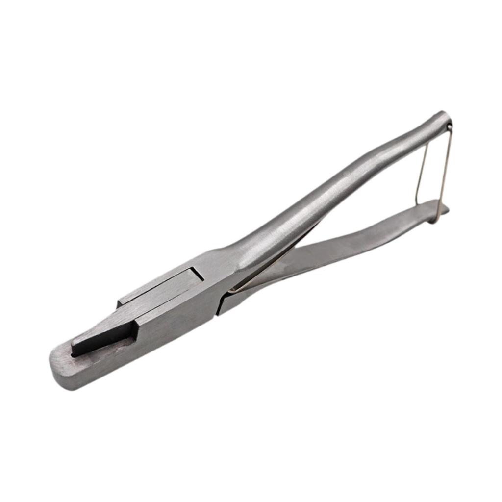 Livestock Ear Tag Plier Save Labor Portable Metal Ear Notcher Hole Punch Plier Animals Ear Tag Puncher Applicator for Farm Pig