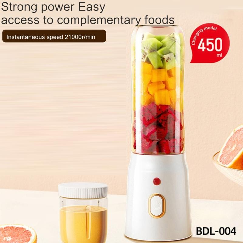 Portable Blender for Shakes and Smoothies Rechargeable Blender Fruit Juice Mixer for Travel/Picnic/Office/Gym/Sport