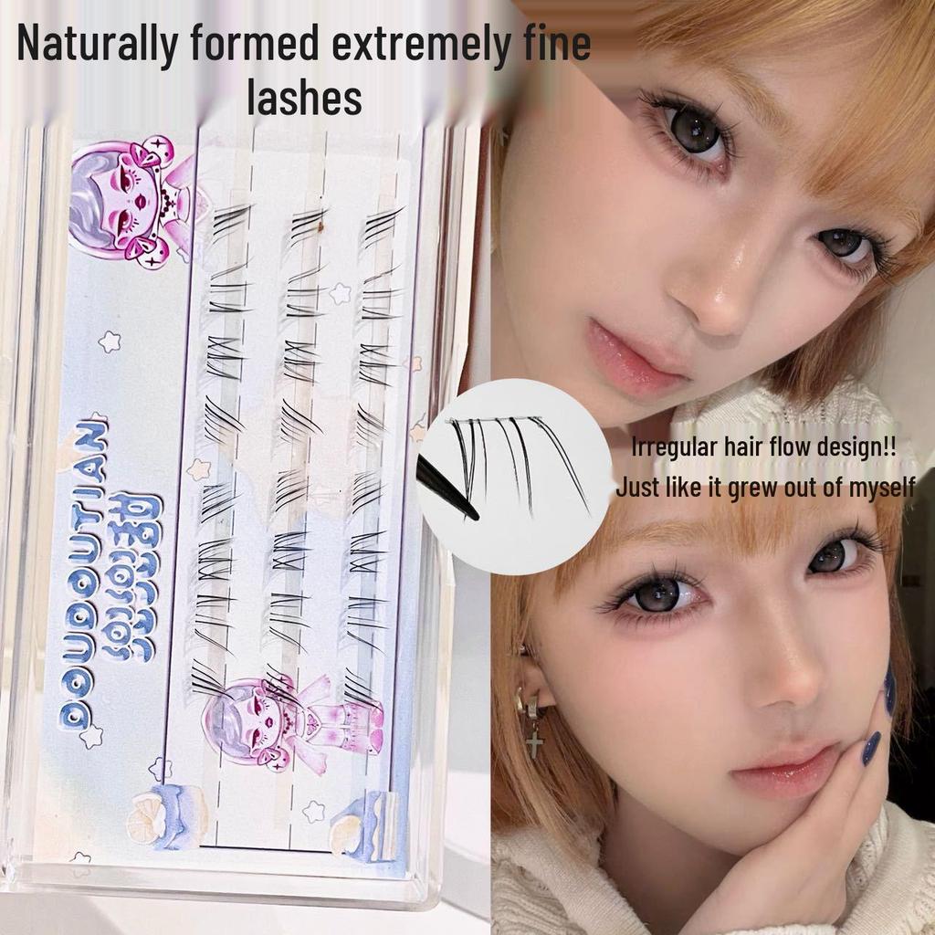 Sweet & Natural Ultra-Fine Lower Lashes: Messy & Realistic, Mimicking Natural Wild Fairy Lashes