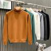 Trendiger Herren Herbst-Winter Rollkragenpullover: Lockeres, Warmes, Dickes Unterteil für Teenager