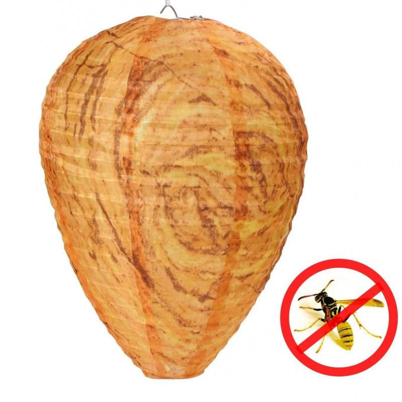 Waterproof Hornet Fly Catcher Insect Trap Hanging Wasp Nest Hornets Lantern Folding Bee Repellent Traps for Outdoor Patio Garden