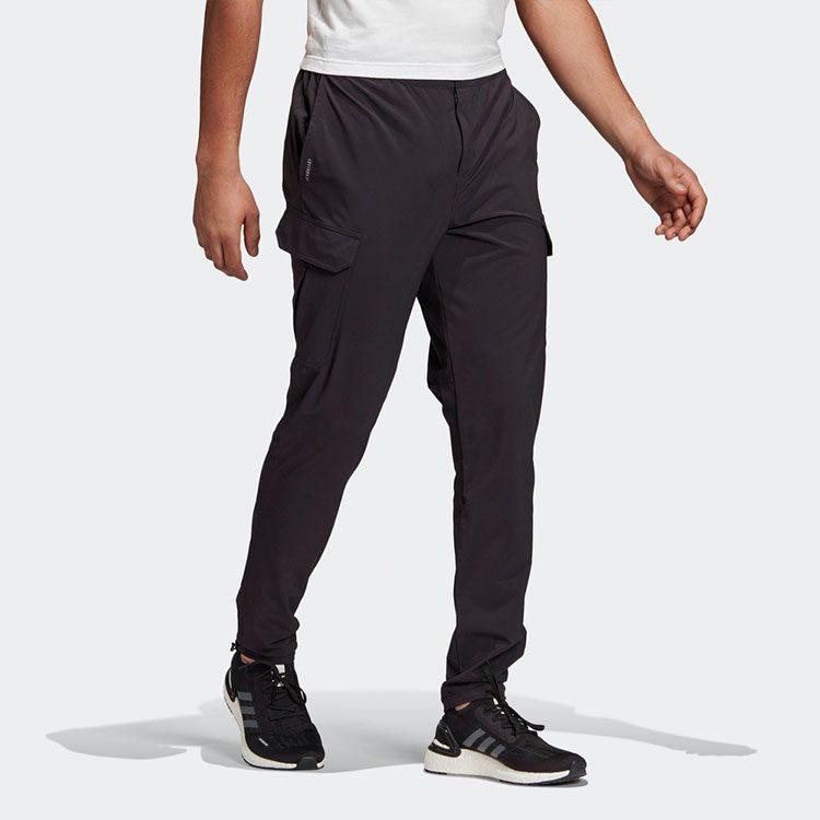 adidas Pantaloni Cargo da Uomo Neri Moderati GJ2858