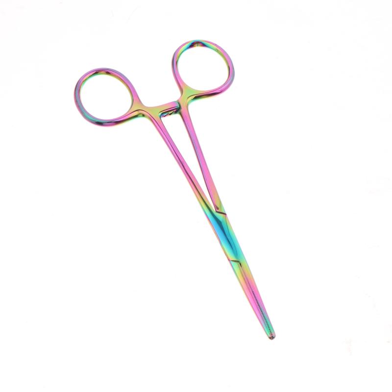Colorful Body Piercing Pliers Surgical Steel Fix Forceps Tweezers For Septum Cartilage Tongue Body Piercing Clamp Tool