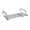 Adjustable Balcony Hanging Rail Scalable Clothes Organizer Racks  Indoor/Outdoor