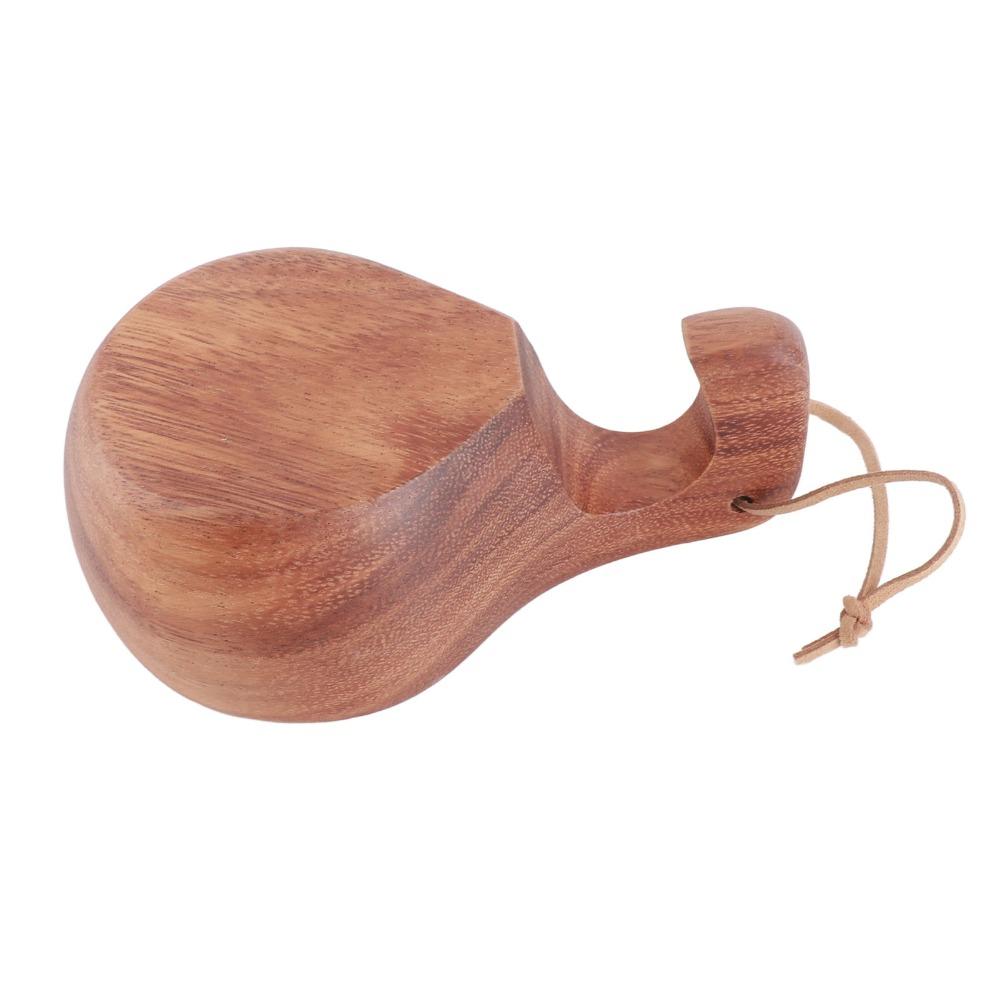 Wooden Milk Cup Built In Side Handle Handle Cup Easy To Clean Coffee Mug Home