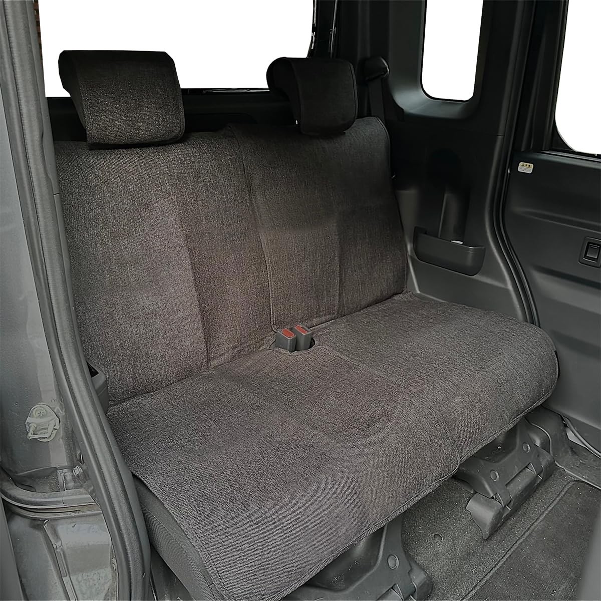

Calm Rear Seat One Size Fits All AM-7370 Cover, Linen-Like Fabric, (Ash Black) чёрный