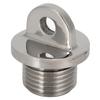 Garboard Drain Plug 25mm Round Drainer Stainless Steel Draining Port for Boat Ship