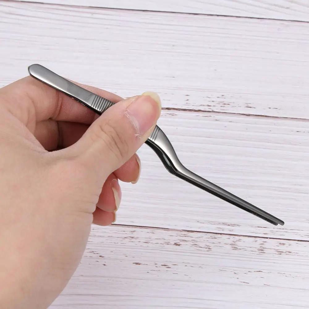 Precision Food Clip 14/16/20cm BBQ Tweezer Kitchen Chef Tongs Tweezers Seafood Preparation