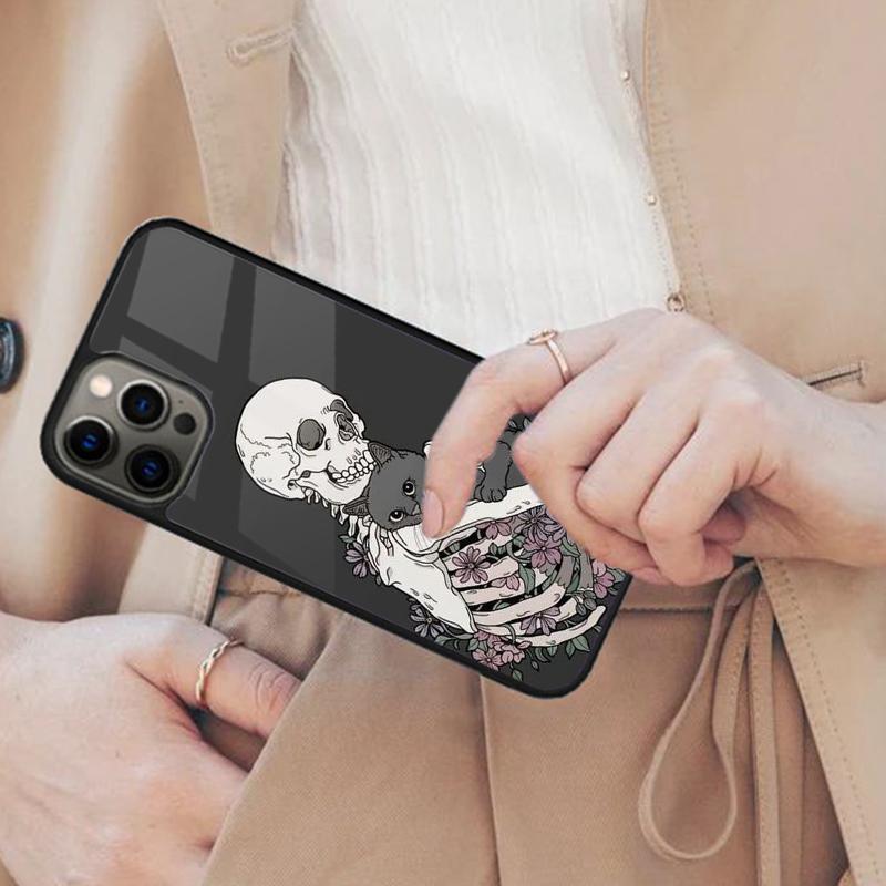 Skull Skeleton Magnetic Phone Case For APPLE iPhone 17 Air 16 14 13 12 Pro Max 15 Plus Wireless Charge With MagSafe Cover