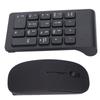 Number Pad Plug and Play 2.4GHz Wireless Technology 1200 DPI Sensitive Durable Number Pad Mouse Combo for Home Office